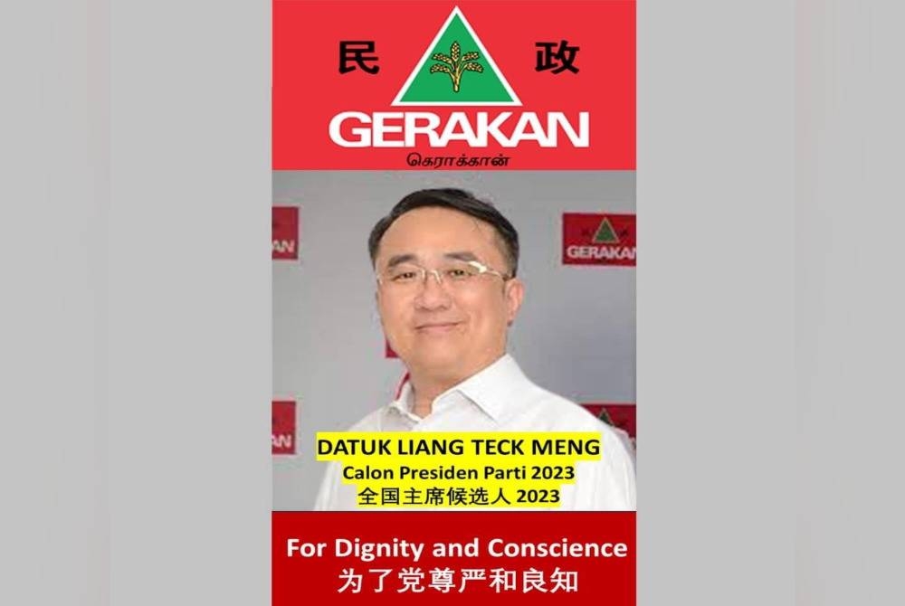 Teck Meng hasrat tanding jawatan Presiden Gerakan pada pemilihan tahun ini,