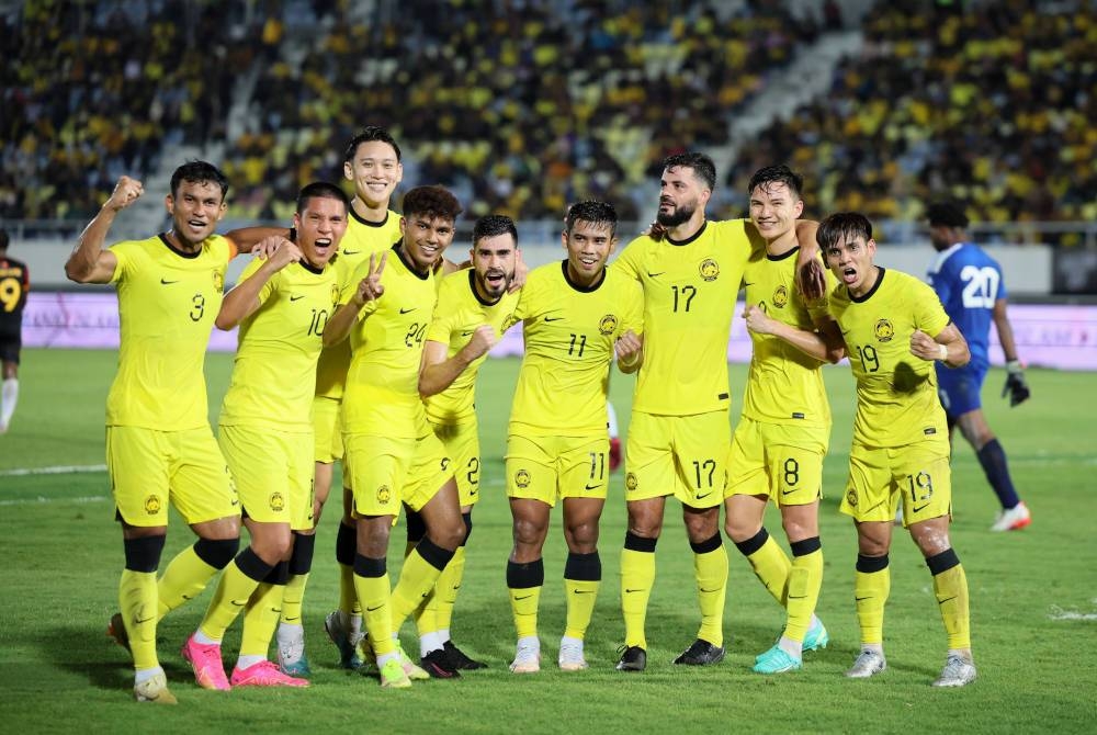 Skuad Harimau Malaya mencatat keputusan positif dalam dua aksi persahabatan di Terengganu baru-baru ini. - Foto Bernama
