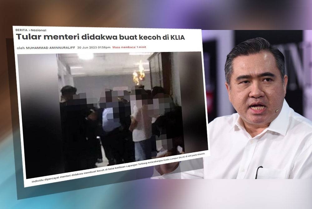 Sebelum ini media melaporkan seorang menteri didakwa menceroboh masuk ke balai ketibaan antarabangsa KLIA bagi membebaskan pelawat China yang ditahan pihak imigresen.