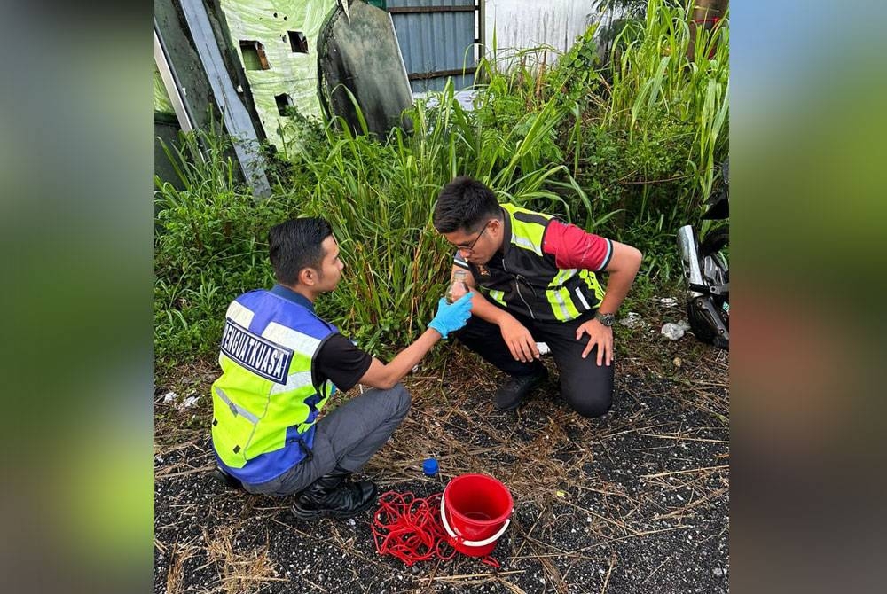 LUAS masih meneruskan kawalan dan pemantauan di lokasi kebakaran bagi memastikan aliran sisa dikawal sepenuhnya. - Foto Facebook LUAS