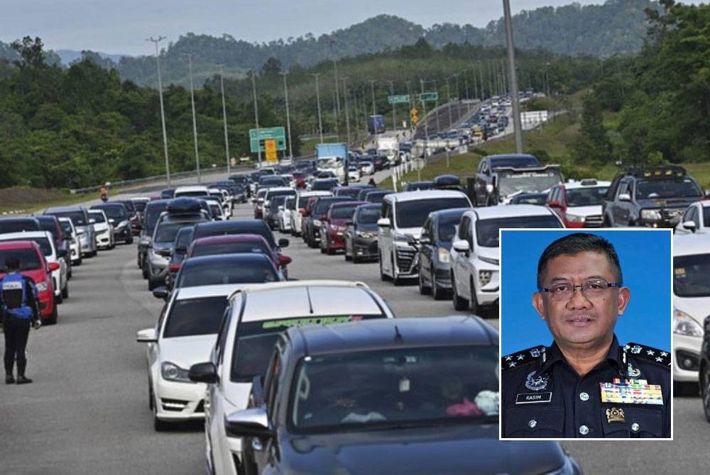 Sebanyak 4,491 kes kemalangan direkodkan sepanjang tiga hari pelaksanaan Op Lancar sempena Aidiladha. Gambar kecil: Mat Kasim