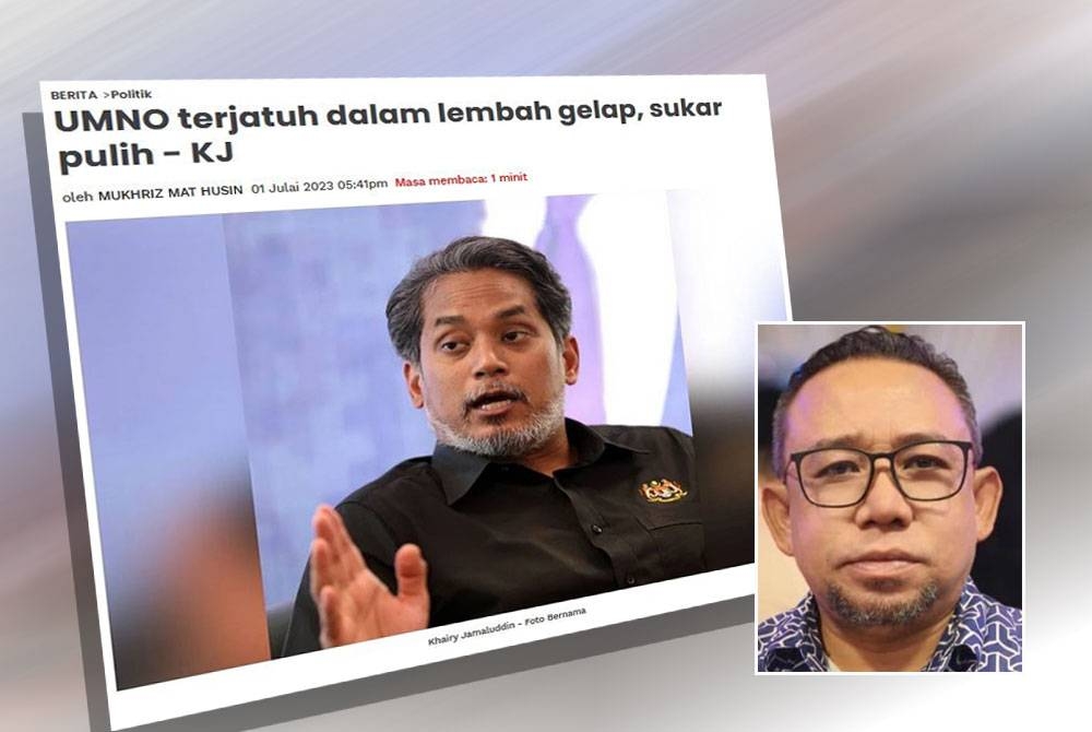 Laporan Sinar Harian pada Sabtu. Gambar kecil: Abdul Razak