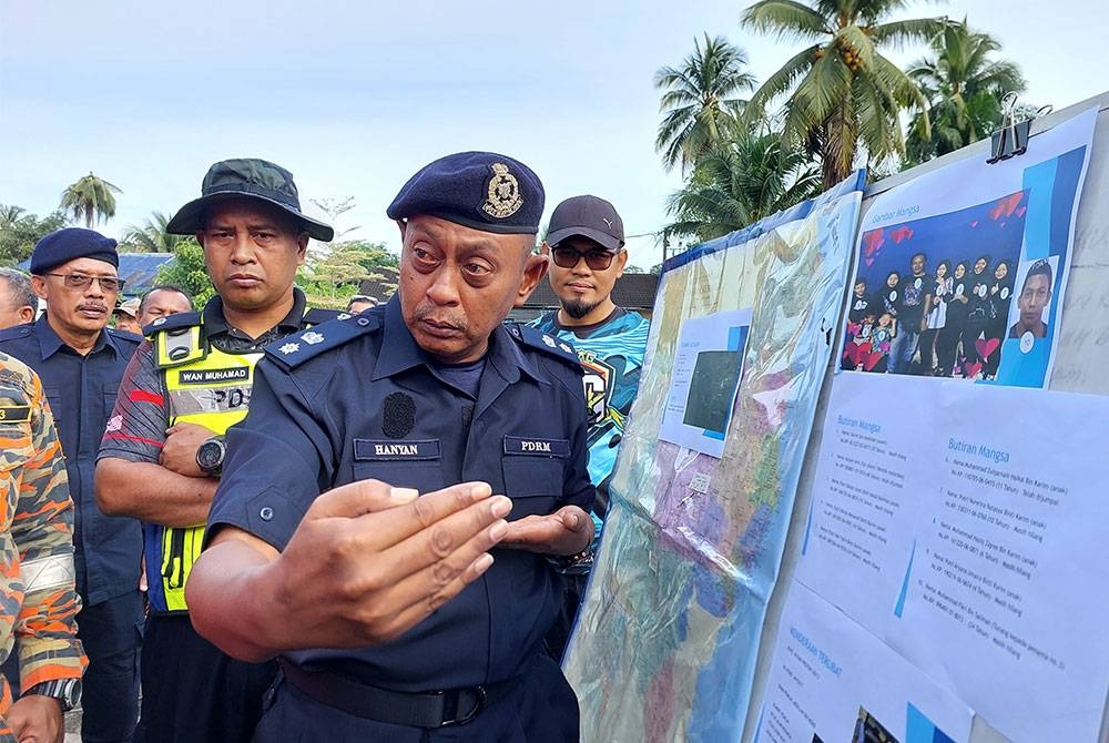 Hanyan ketika bercakap kepada media di lokasi kejadian.