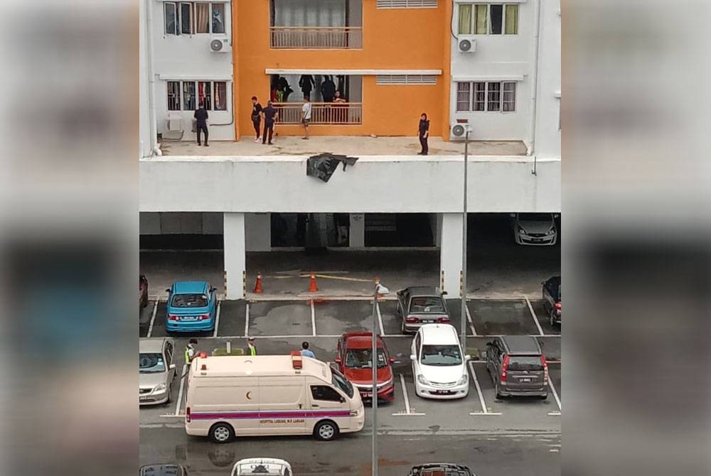 Mangsa ditemukan di tingkat satu bangunan apartment Ganggarak Permai, Labuan.