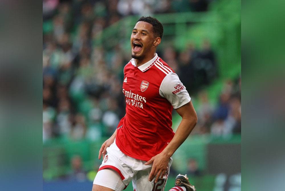 Saliba melanjutkan kontrak selama empat tahun lagi bersama Arsenal. - Foto Agensi