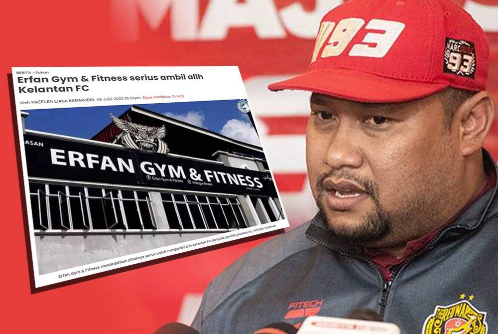 Erfan Gym & Fitness mendedahkan pihaknya serius untuk mengambil alih Kelantan FC daripada pemilik pasukan itu, Norizam Tukiman.