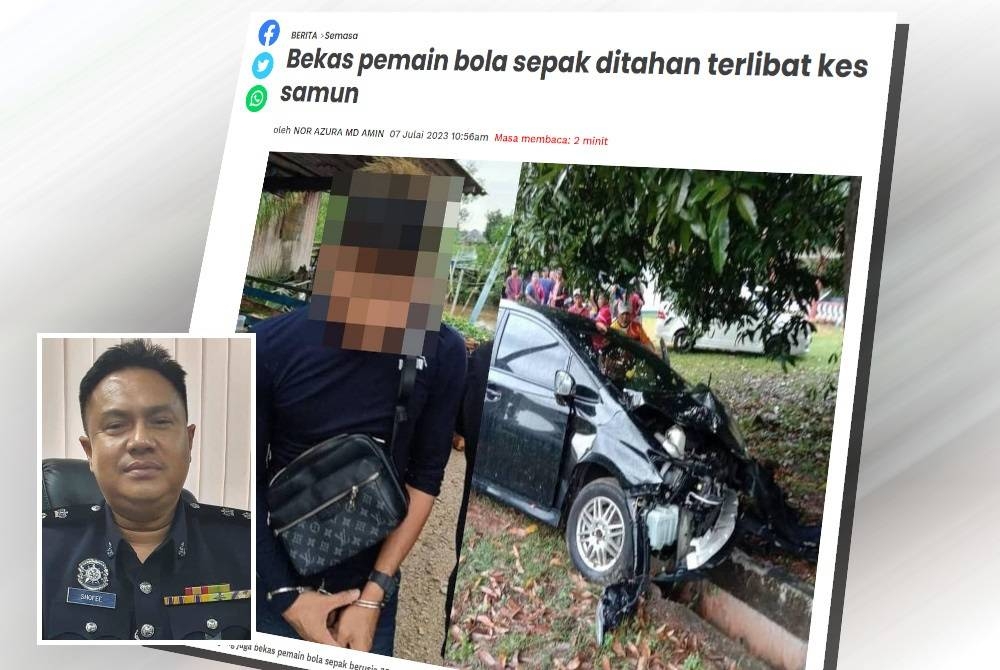 Laporan Sinar Harian pada Jumaat (Gambar kecil: Mohamad Shofee Tayib)