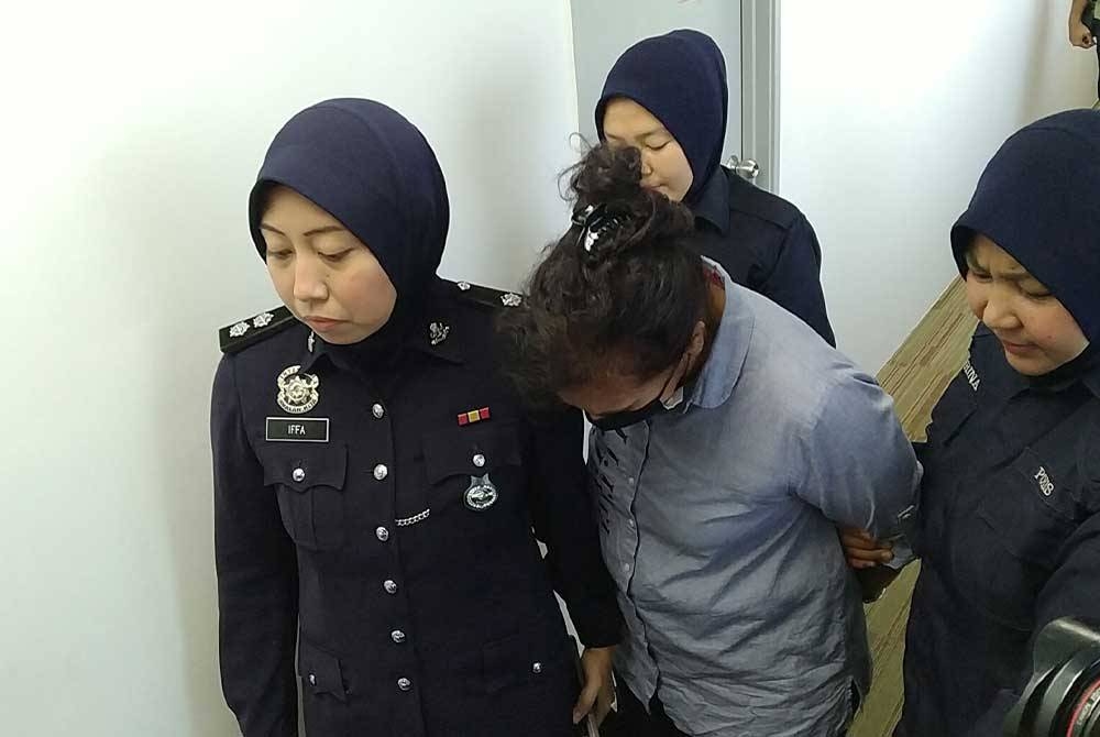 Esther Christina mengaku tidak bersalah atas pertuduhan yang dikenakan ke atasnya di Mahkamah Majistret Ipoh di sini pada Rabu.