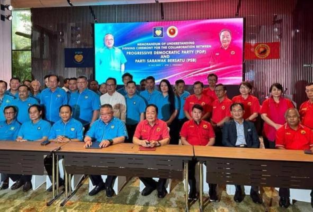 Parti Sarawak Bersatu (PSB) mengumumkan sokongan kepada kepimpinan Anwar dan Abang Johari. Foto: AWANI