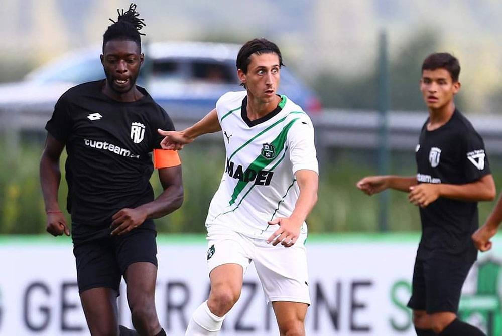 Antara aksi menarik perlawanan Sassuolo menentang Real Vicenza. - Foto Agensi