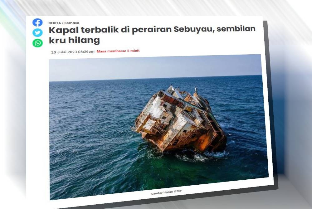 Laporan Sinar Harian.