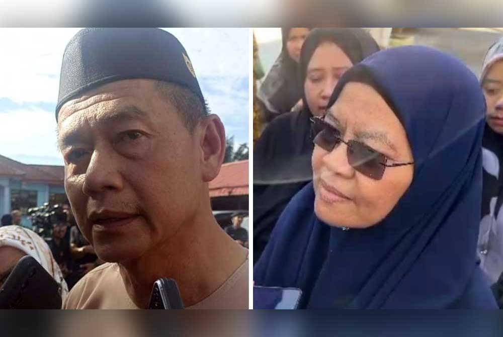 Ghazaley dan Fatimah ketika ditemui di Masjid Jamek Haji Dato Noh Gadut di Serkat pada Isnin.