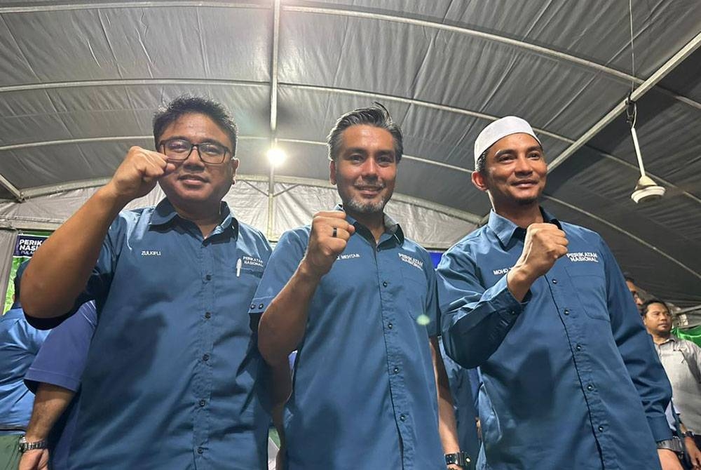 Zulkifli (kiri), Khalib Mehtab (tengah) dan Yusni (kanan) dipertaruhkan semula dalam PRN Pulau Pinang bagi mempertahankan kerusi yang dimenangi pada PRU14 lalu.