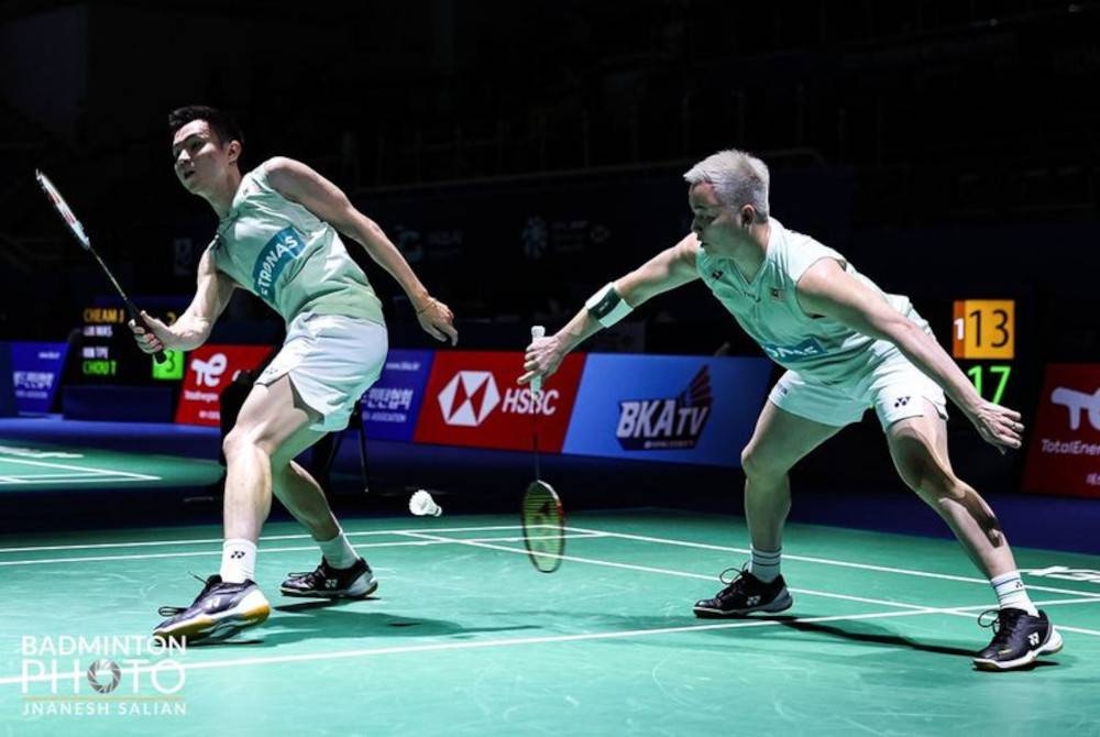 Aaron Chia-Wooi Yik meneruskan rentak konsisten apabila melangkah ke suku akhir Kejohanan Badminton Terbuka Jepun 2023, pada Khamis. - Foto BAM