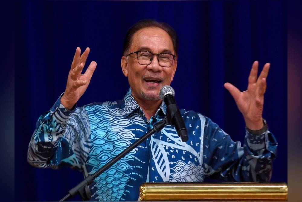 Anwar Ibrahim. - Foto Bernama