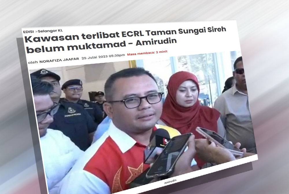 Laporan Sinar Harian pada Selasa.