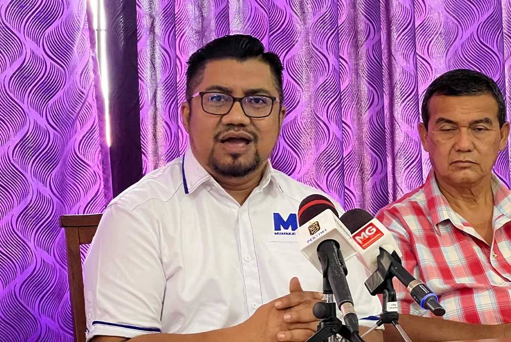 Badrul Hisham ketika sidang akhbar di Seremban pada Ahad.