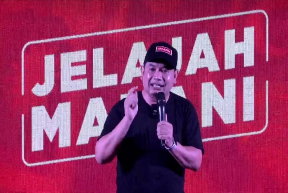 Rafizi ketika berucap pada Jelajah Madani DUN Sungai Tua pada Ahad.