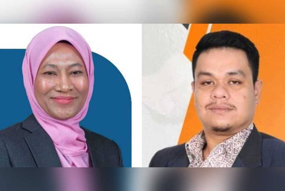 Shamsilah (kiri) dan Safwan bertembung di DUN Ayer Hangat.