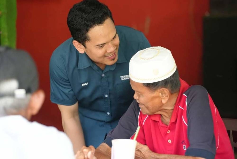 Muiz (krii) turun padang berkempen sempena PRN Selangor.