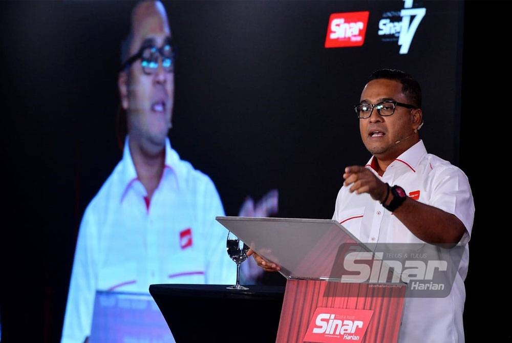 Abbas dalam program Berani Semuka bertajuk Kita Selangor vs Selangor Baharu bersama calon PN DUN Taman Medan, Dr Afif Bahardin. - FOTO SINAR HARIAN / ASRIL ASWANDI SHUKOR