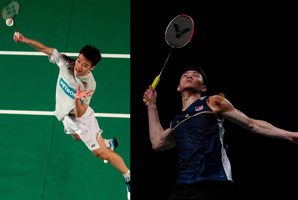 Tze Yong (kiri), Zii Jia - Foto Badminton Photo