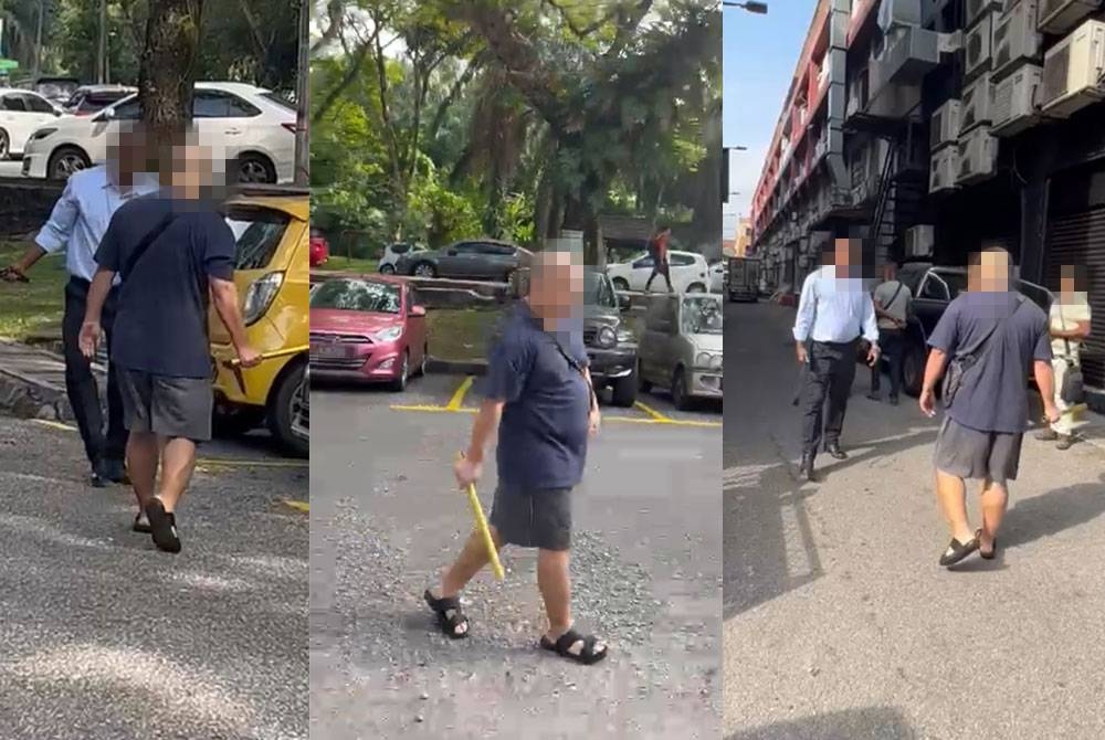 Polis menahan seorang lelaki yang tular menyerang individu lain menggunakan batang besi dalam satu kejadian di Taman Danau Desa, Kuala Lumpur pada 31 Julai lalu.