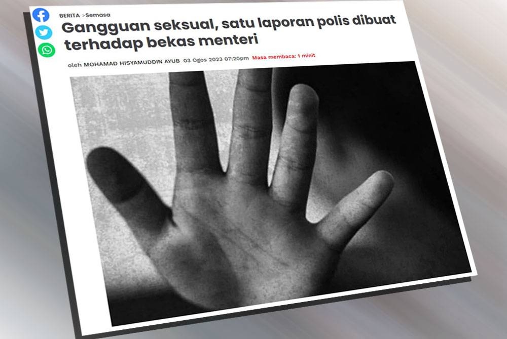 Laporan Sinar Harian pada Khamis