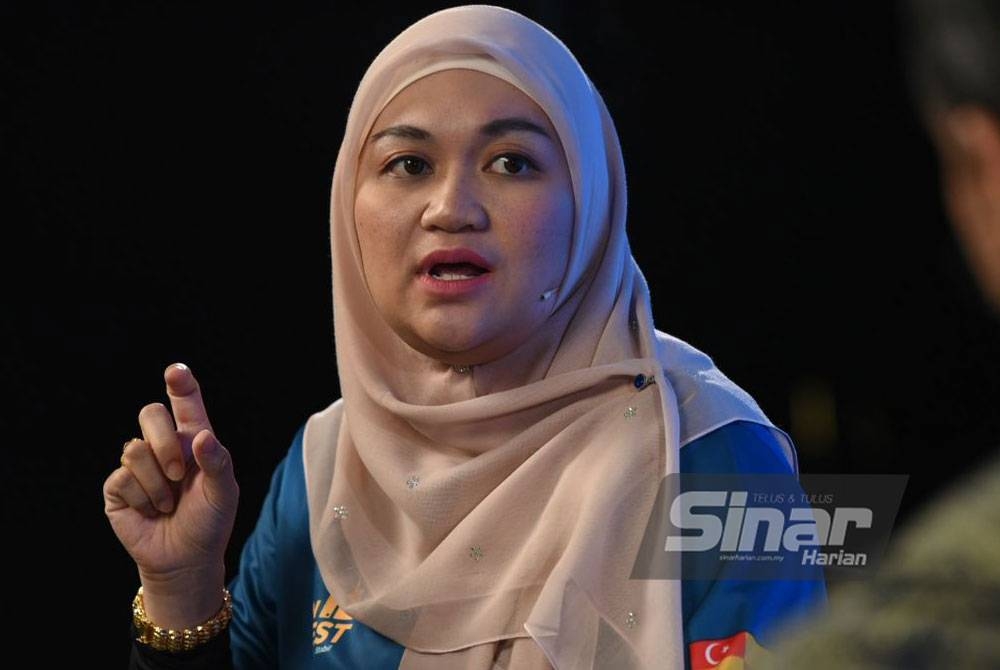 Nurul Syazwani ketika Sinar Live yang bertajuk ‘Permatang: Debaran Satu Lawan Satu’ pada Sabtu. - Foto SINAR HARIAN/MOHD RAFIQ REDZUAN