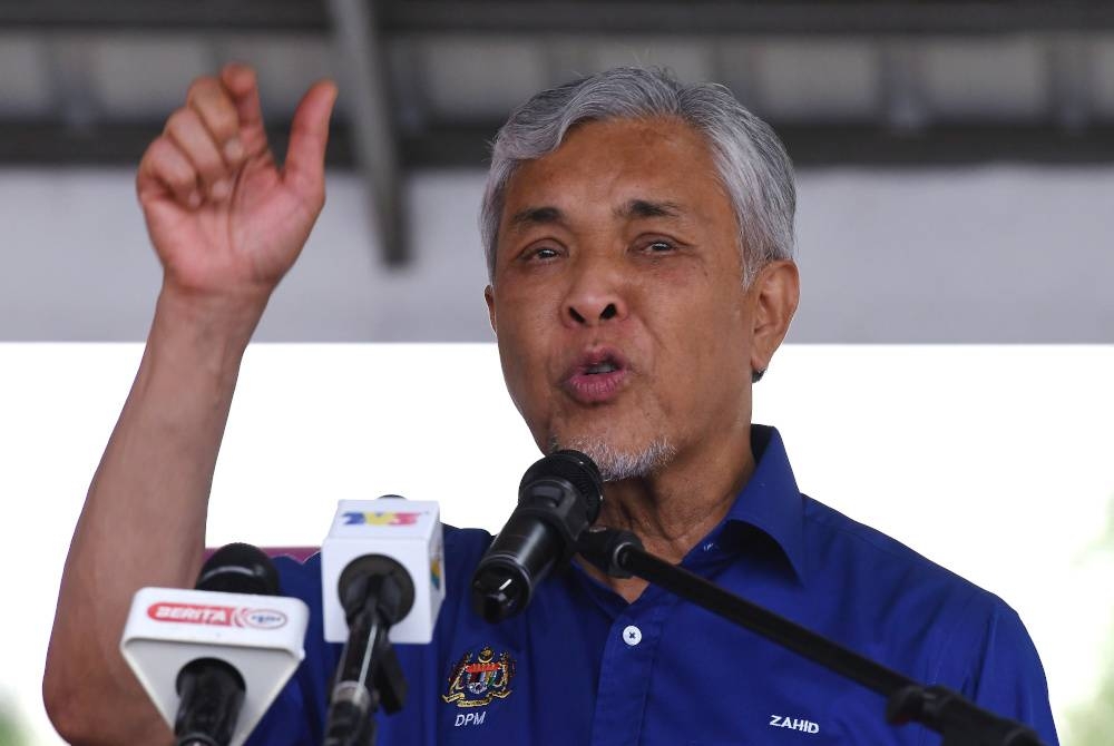 Ahmad Zahid. - Foto Bernama