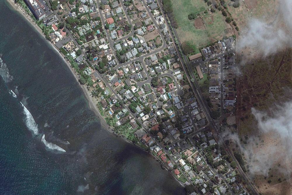 Sekurang-kurangnya enam orang maut akibat kebakaran hutan di Pulau Maui di Hawaii. Foto AFP