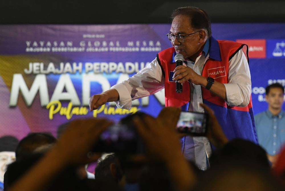 37 peratus responden mengakui mereka boleh menyokong PH-BN kerana faktor Anwar di negeri di tadbir PH.