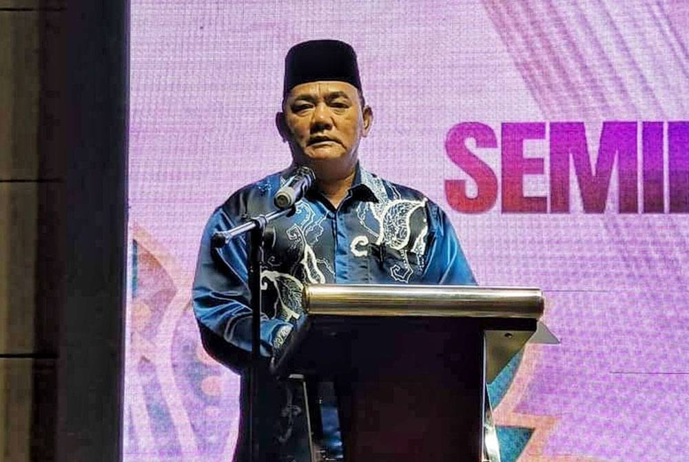 Rahmad ketika berucap pada Seminar Pasangan Keluarga Bahagia Road to Jannah tahun 2023.