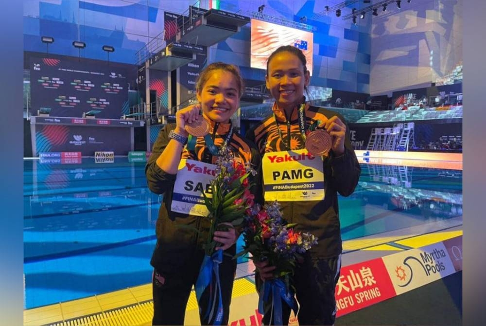 Gandingan Datuk Pandelela Rinong dan Dhabitah antara sandaran MS dalam menghadirkan keputusan positif dari kolam renang di Hangzhou 2022.