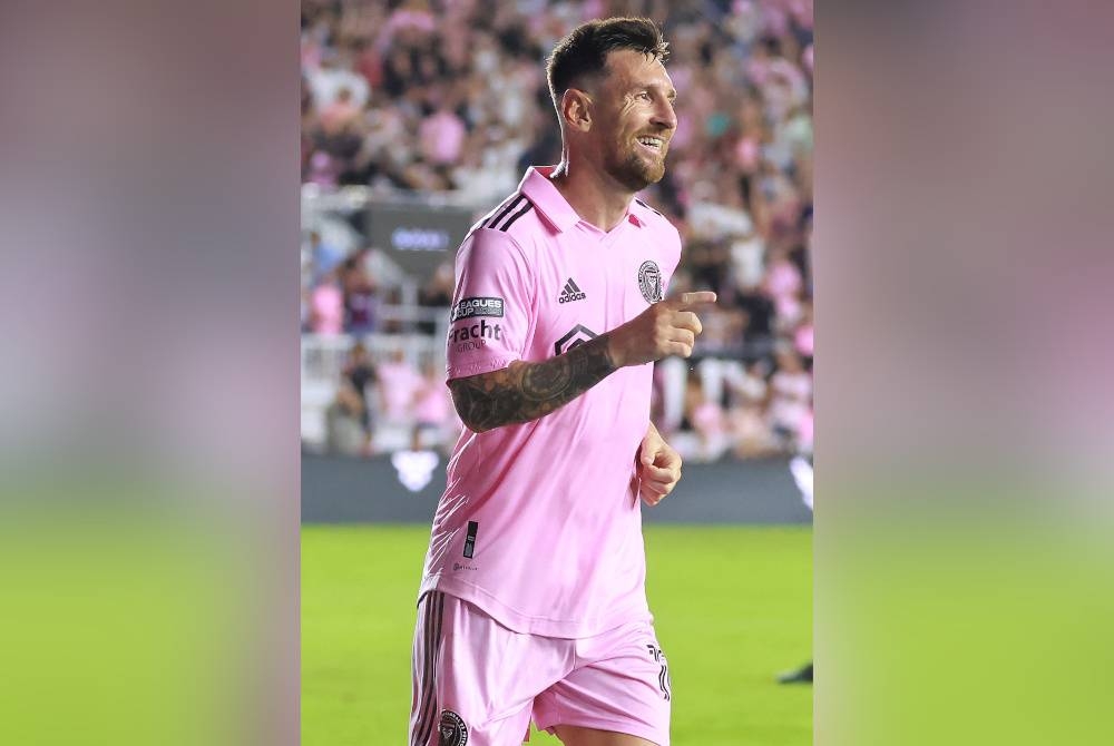 Messi meledak satu gol ketika membantu kemenangan Miami ke atas Charlotte FC 4-0. - Foto AFP