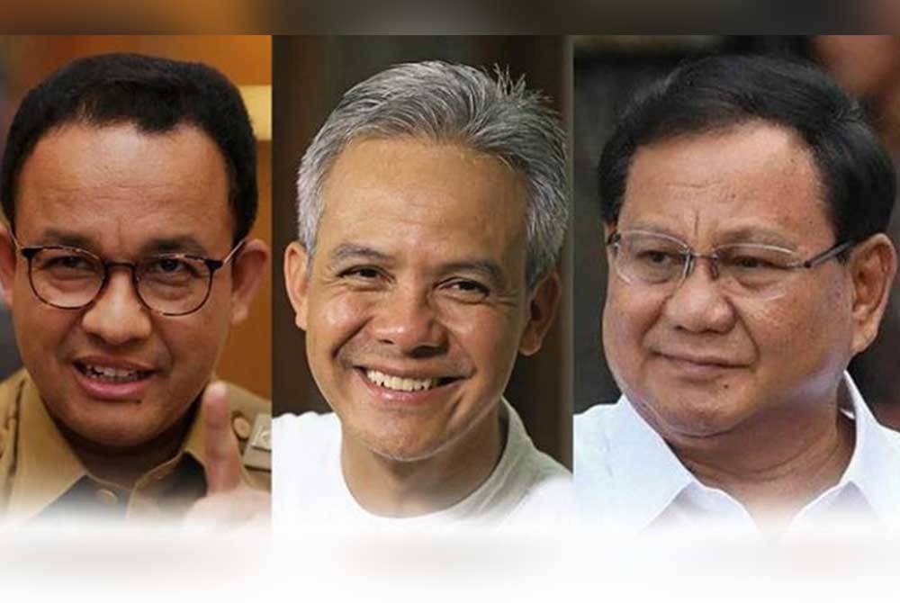 Calon Pilpres 2024 (dari kiri) Anies Baswedan, Granjar Pranowo dan Prabowo Subianto. - Foto Agensi