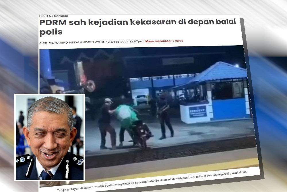 Laporan Sinar Harian sebelum ini. Gambar kecil: Azri