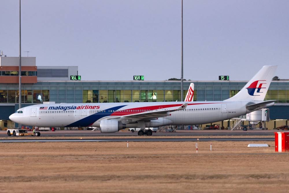 MH122 berlepas dari Sydney pada 1.40 tengah hari dan mendarat semula pada 3.47 petang. - Gambar hiasan 123RF