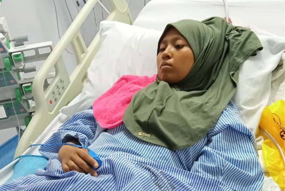 Keadaan Nurul Aqilah yang semakin baik tetapi masih bergantung kepada ubat-ubatan.