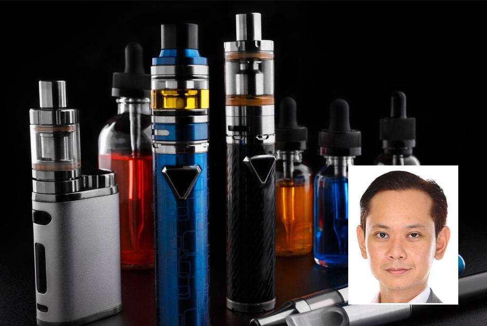 Nilai runcit industri vape Malaysia telah berkembang secara mendadak sebanyak kira-kira 53 peratus daripada RM2.27 bilion pada 2019 kepada anggaran RM3.48 bilion pada 2023. - Gambar hiasan 123RF (Gambar kecil: Ridhwan)