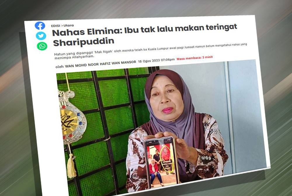 Laporan Sinar Harian.