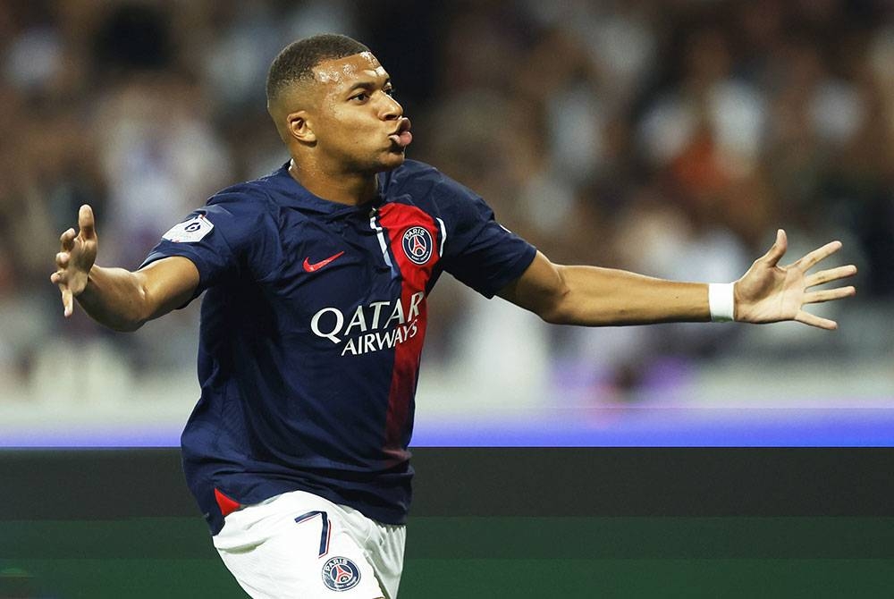 Mbappe meledak satu gol ketika membantu PSG terikat 1-1 dengan Toulouse dalam aksi Ligue 1 pada Ahad. - Foto AFP.