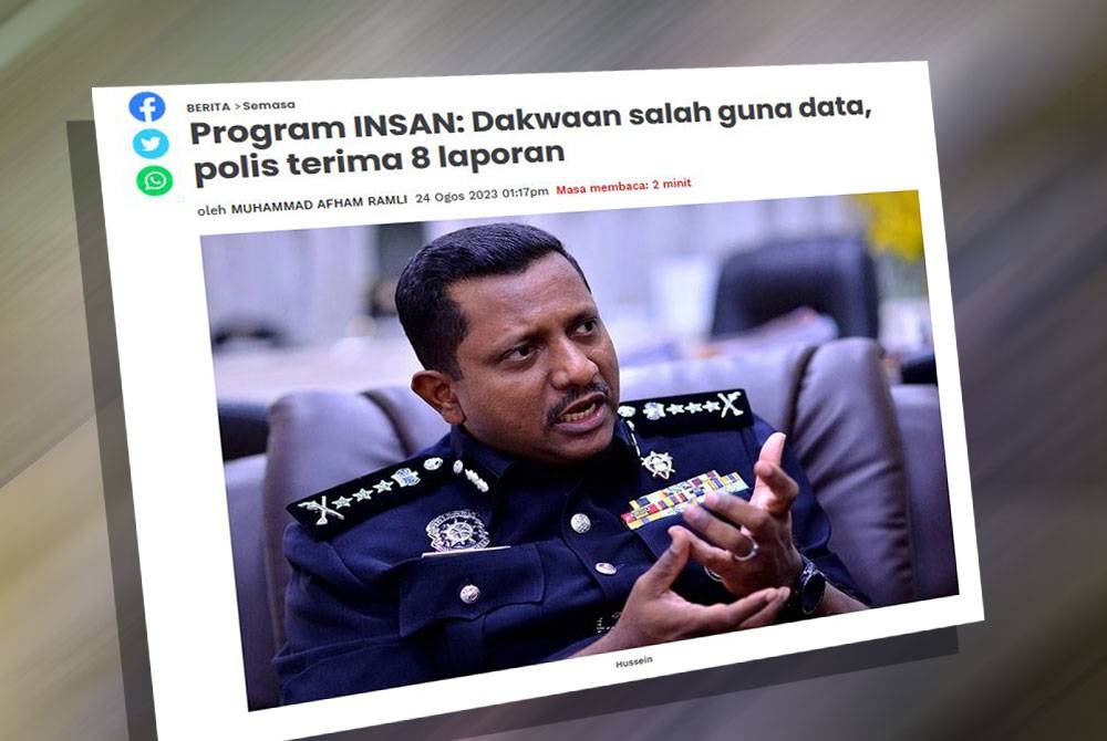 Laporan Sinar Harian.