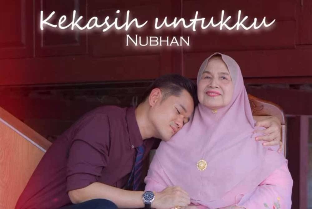 Nubhan merakamkan sebuah lagu yang dicipta dan didedikasikan khas buat Mak Jenny berjudul Kekasihku Untukku. - Foto IG Nubhan.Ahamad