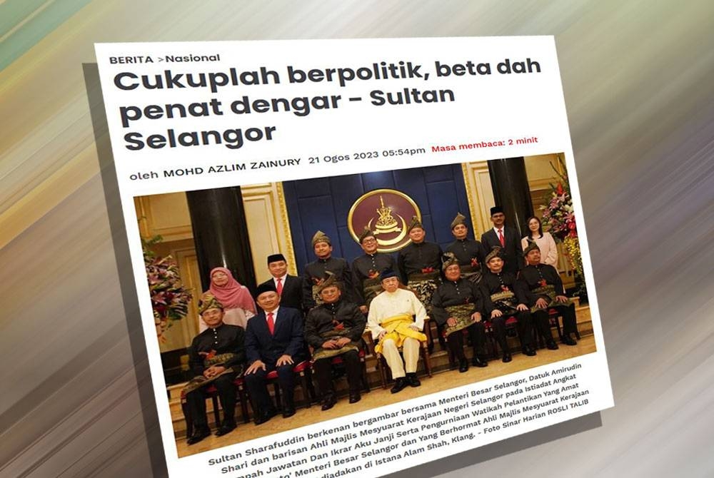 Laporan Sinar Harian.