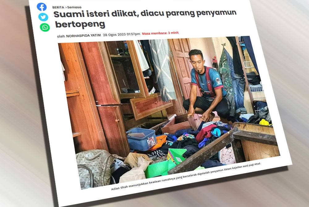 Laporan Sinar Harian.