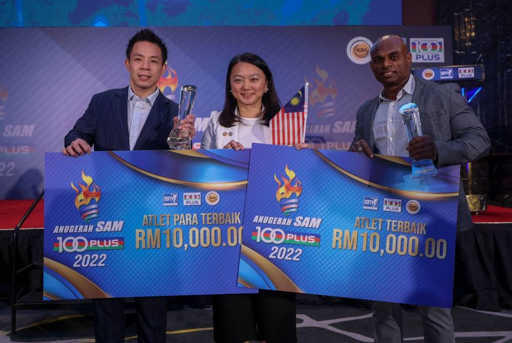 Mike Mahen, Liek Hou dinobat atlet terbaik SAM-100Plus 2022