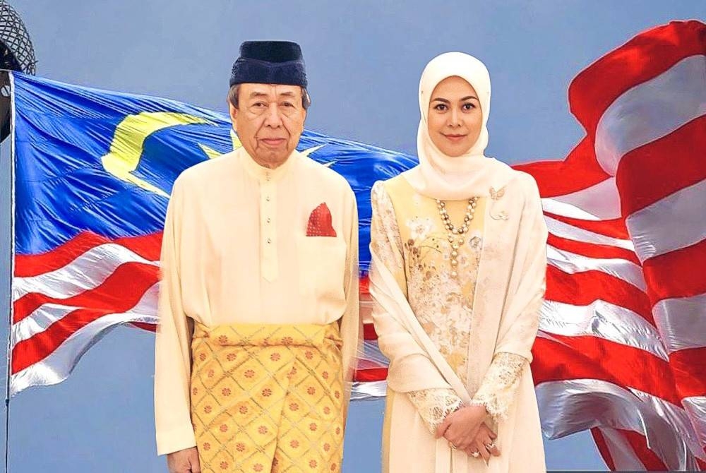 Sultan Selangor, Sultan Sharafuddin Idris Shah dan Tengku Permaisuri Selangor Tengku Permaisuri Norashikin - Foto FB Selangor Royal Office