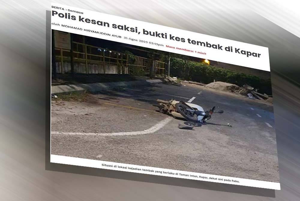 Laporan Sinar Harian pada Khamis.