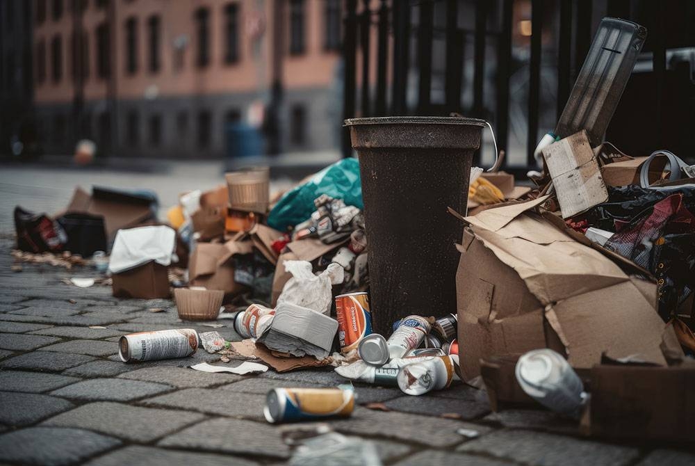 Sebagai peniaga yang bertanggungjawab, mereka sepatutnya tidak membiarkan sampah-sampah hasil daripada perniagaan dibiarkan begitu sahaja. - Foto123RF